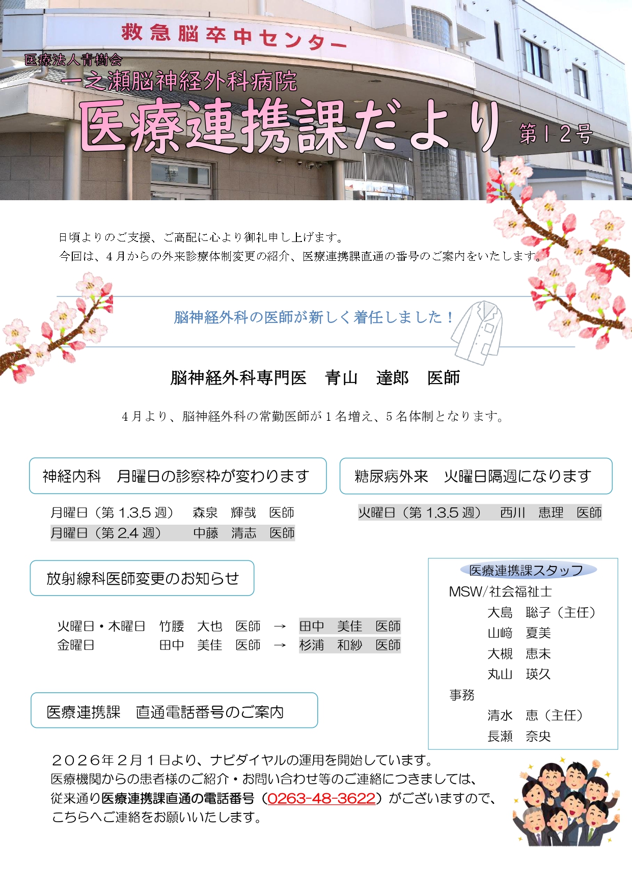 医療連携課便り